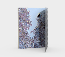 Load image into Gallery viewer, 'Trippy Trees' Spiral Notebook (With Cover)
