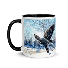 Load image into Gallery viewer, 'Snowy Raven' Ceramic Mug