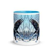 Load image into Gallery viewer, 'Snowy Raven' Ceramic Mug