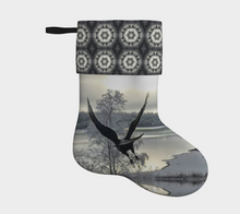 Load image into Gallery viewer, &#39;Silver Light&#39; Holiday Stocking
