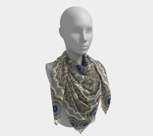 Load image into Gallery viewer, &#39;Conspiracy&#39; Silk Square Scarf
