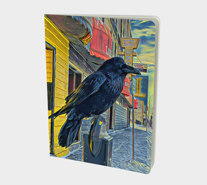 'Gold Range Raven' Notebook (Large)