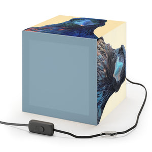 'Warhol Ravens' Cube Lamp