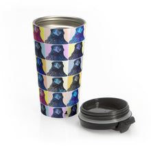 Load image into Gallery viewer, &#39;Warhol Ravens&#39; Stainless Steel Travel Mug
