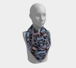 'Family Gathering' Silk Square Scarf