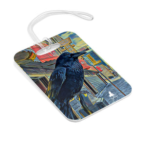 'Gold Range Raven' Bag Tag