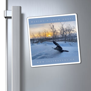 'Making a Snow Angel' Magnet