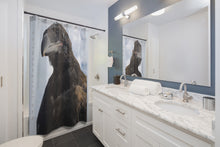 Load image into Gallery viewer, &#39;Fledgling Portrait&#39; Shower Curtain
