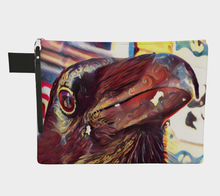 Load image into Gallery viewer, &#39;Swirly Bird&#39; Zipper Carry-All
