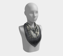 Load image into Gallery viewer, &#39;Silver Light I&#39; Silk Square Scarf
