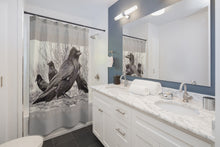 Load image into Gallery viewer, &#39;Four Ravens&#39; Shower Curtain
