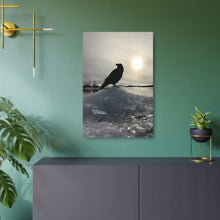 Load image into Gallery viewer, &#39;Land of Ravens, Gold and Diamonds&#39; Metal Print
