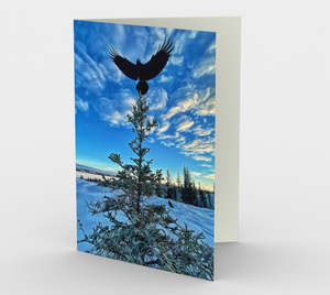 'Christmas Tree Angel' Art Cards (Set of 3)