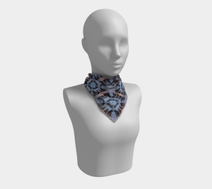 'Family Gathering' Silk Square Scarf