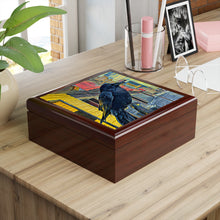 Load image into Gallery viewer, &#39;Gold Range Raven&#39; Jewelry Box
