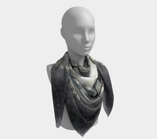 Load image into Gallery viewer, &#39;Silver Light I&#39; Silk Square Scarf
