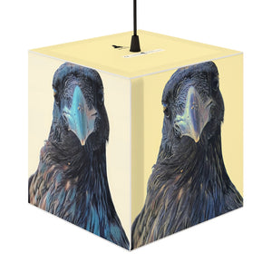'Warhol Ravens' Cube Lamp