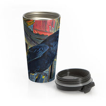 Load image into Gallery viewer, Gold Range Raven&#39; Stainless Steel Travel Mug
