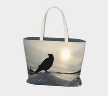 Load image into Gallery viewer, &#39;Land of Ravens, Gold &amp; Diamonds&#39; Market Tote
