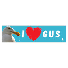 Load image into Gallery viewer, &#39;I Love Gus&#39; Bumper Sticker (Blue)
