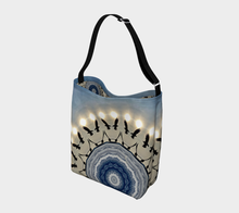Load image into Gallery viewer, &#39;Planet Raven&#39; Stretchy Day Tote
