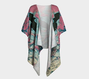 'Anita' Silk Draped Kimono