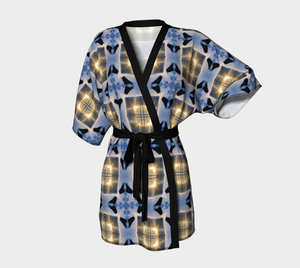 'Tranquility' Silk Kimono Robe