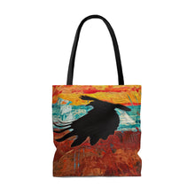 Load image into Gallery viewer, &#39;Ice Road Raven&#39; Tote Bag
