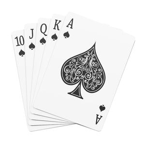 'Gold Range Raven' Poker Cards