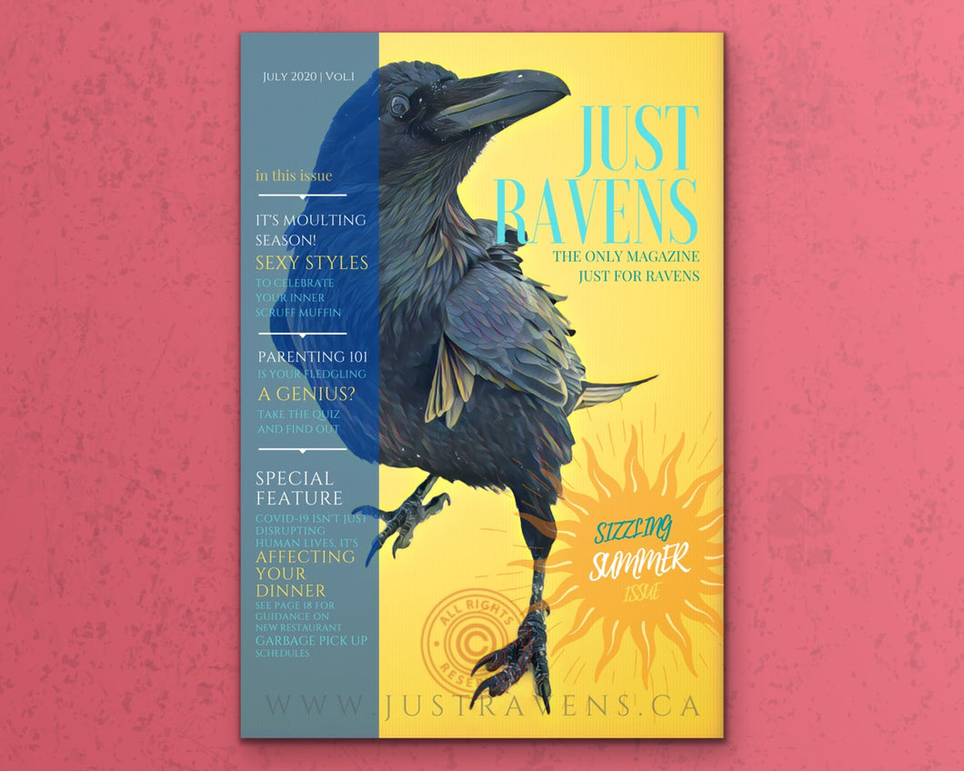 ‘Just Ravens‘ Magazine Cover, July 2020