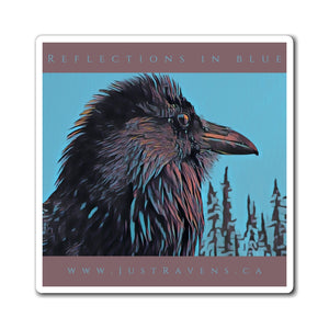 'Reflections in Blue' Magnet