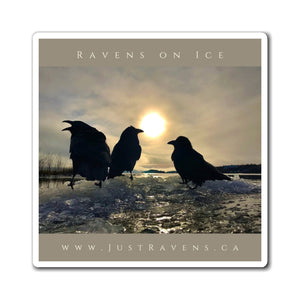 'Ravens on Ice' Magnet