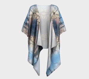 'Sebastian at Dawn II' Silk Draped Kimono