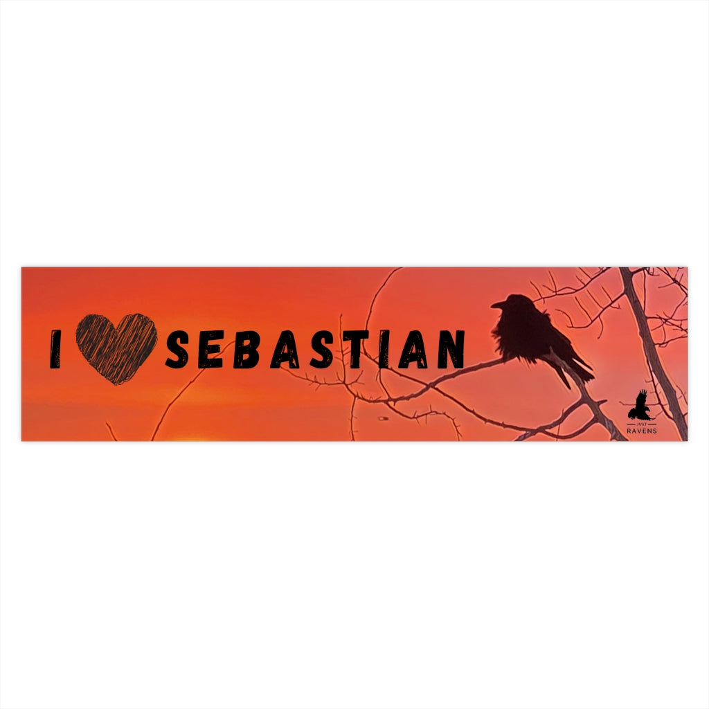 'I Love Sebastian' Bumper Sticker