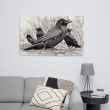 Load image into Gallery viewer, &#39;Four Ravens&#39; Flag (34.5&quot; x 56&quot;)
