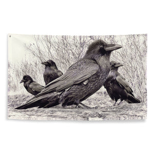 'Four Ravens' Flag (34.5" x 56")