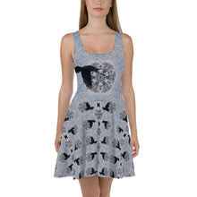 Load image into Gallery viewer, &#39;Raven Mandala&#39; Fit &amp; Flare Dress
