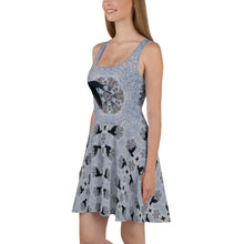 Load image into Gallery viewer, &#39;Raven Mandala&#39; Fit &amp; Flare Dress
