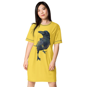 'Cheeky Yellow' T-shirt dress