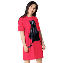 Load image into Gallery viewer, &#39;Charles&#39; T-shirt dress (Rosy Red)
