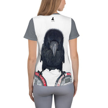 Load image into Gallery viewer, &#39;One Hour Max&#39; Women&#39;s Athletic T-shirt (Grey Trim)
