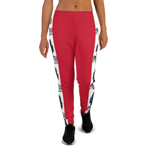 'One Hour Max' Women's Joggers (Red)