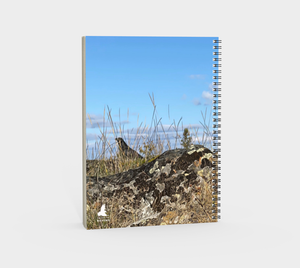 'Tundra Fledgling' Spiral Notebook (Without Cover)
