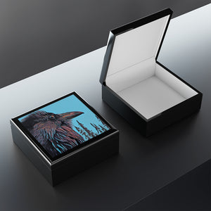 'Reflections in Blue' Jewelry Box