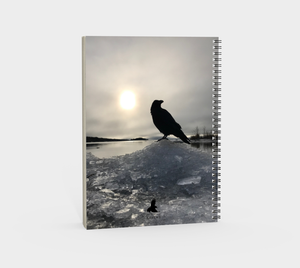 'Land of Ravens, Gold & Diamonds' Spiral Notebook (Without Cover)