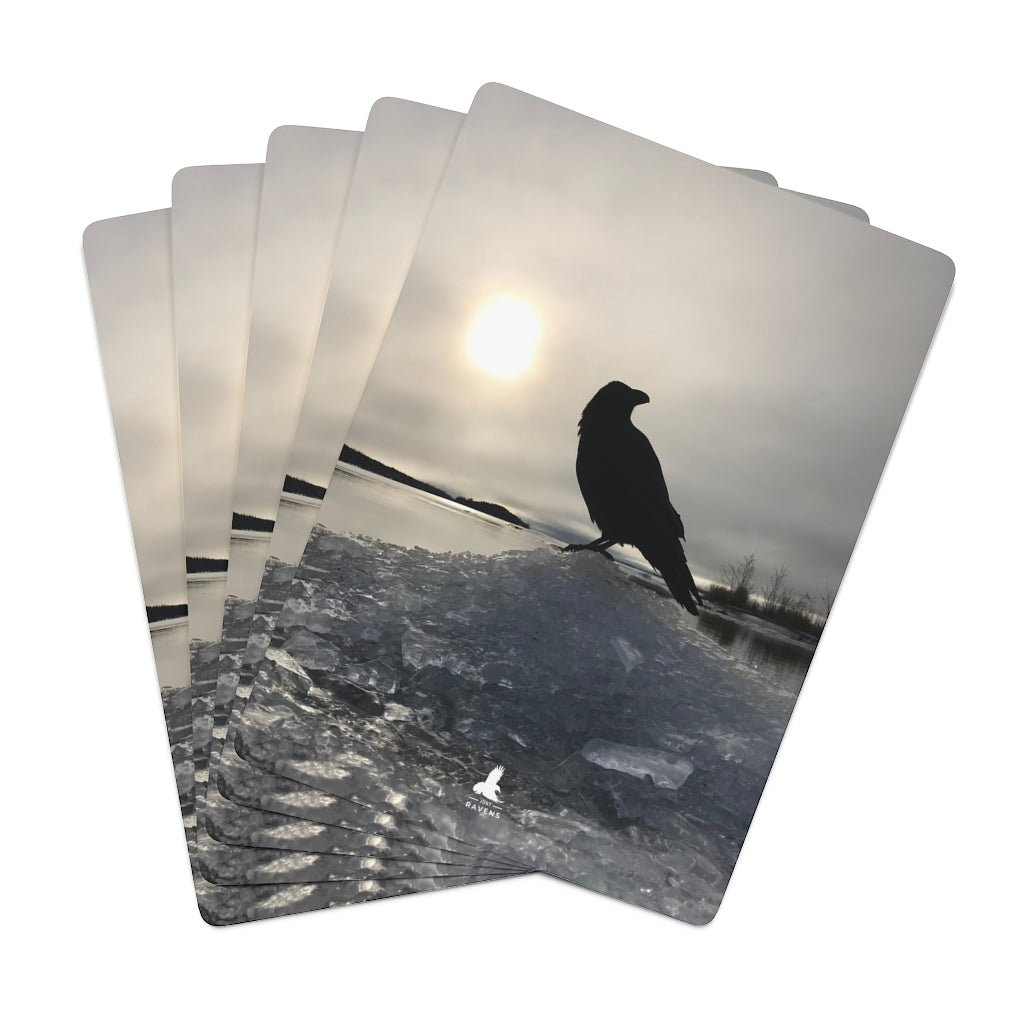 'Land of Ravens, Gold and Diamonds' Poker Cards