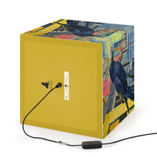 Load image into Gallery viewer, &#39;Gold Range Raven&#39; Cube Lamp
