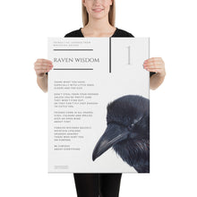 Load image into Gallery viewer, &#39;Raven Wisdom 1&#39; Canvas Print
