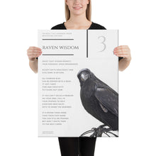 Load image into Gallery viewer, &#39;Raven Wisdom 3&#39; Canvas Print
