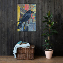 Load image into Gallery viewer, &#39;Gold Range Raven&#39; Canvas Print
